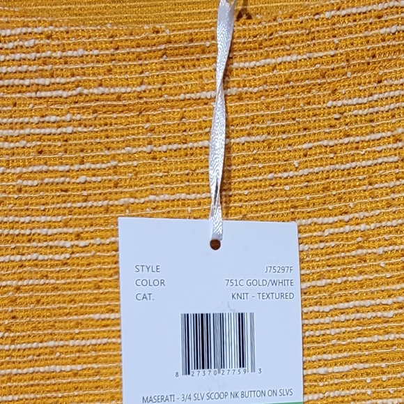 Carolyn Taylor knit texture 3/4 sleeves. Size not to found - Picture 3 of 6